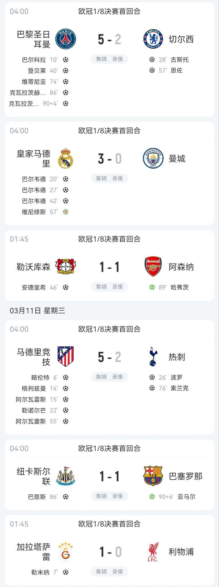 mk体育赛程-八强几队?英超6/6晋级欧冠16强,首回合5客场1平4负下周谁能翻盘