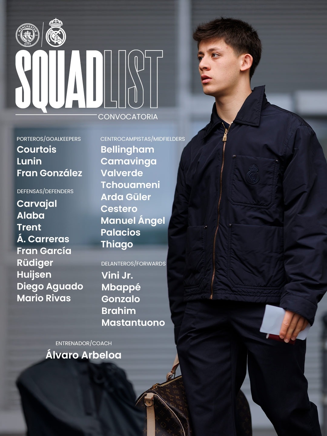 mk体育入口-皇马客战曼城名单：姆巴佩、贝林、卡雷拉斯回归！含4名18岁小将